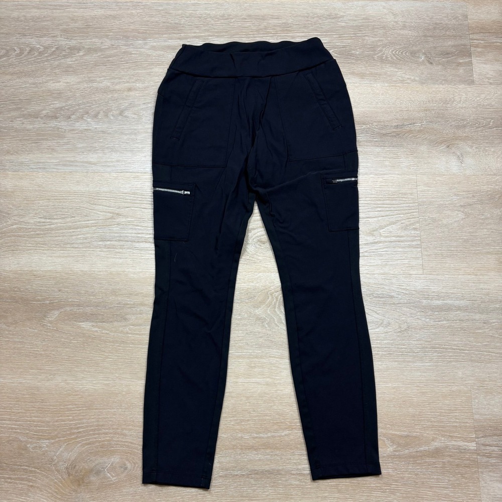 Athleta Headlands Hybrid Utility Cargo Pants Women's 10 Color Black